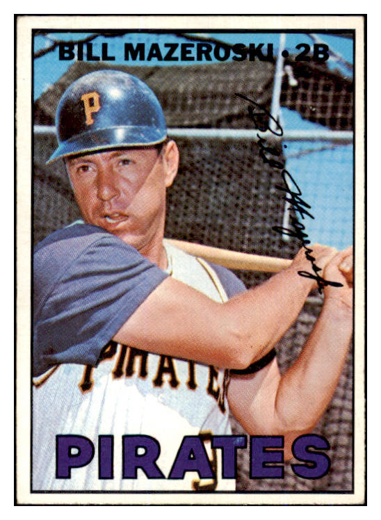 1967 Topps Baseball #510 Bill Mazeroski Pirates EX-MT 493105