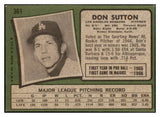 1971 Topps Baseball #361 Don Sutton Dodgers EX 493108