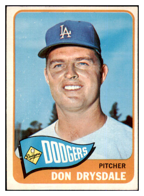 1965 Topps Baseball #260 Don Drysdale Dodgers VG-EX 493116