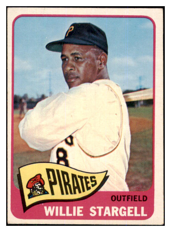 1965 Topps Baseball #377 Willie Stargell Pirates EX 493119