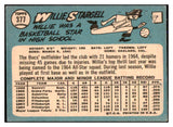 1965 Topps Baseball #377 Willie Stargell Pirates EX 493119