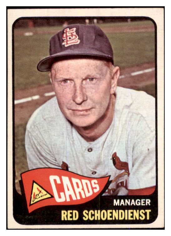 1965 Topps Baseball #556 Red Schoendienst Cardinals EX-MT 493121