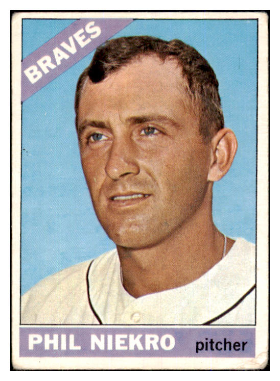 1966 Topps Baseball #028 Phil Niekro Braves VG 493124