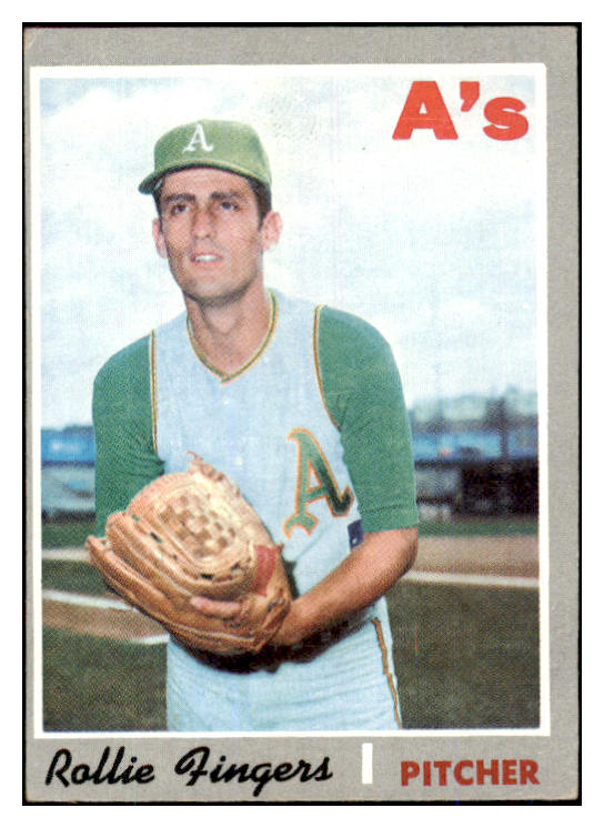 1970 Topps Baseball #502 Rollie Fingers A's VG-EX 493126