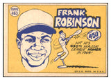 1970 Topps Baseball #463 Frank Robinson A.S. Orioles VG-EX 493130