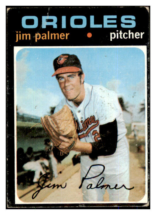 1971 Topps Baseball #570 Jim Palmer Orioles GD-VG 493134