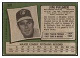 1971 Topps Baseball #570 Jim Palmer Orioles GD-VG 493134