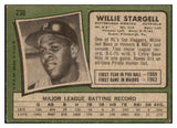 1971 Topps Baseball #230 Willie Stargell Pirates EX 493136