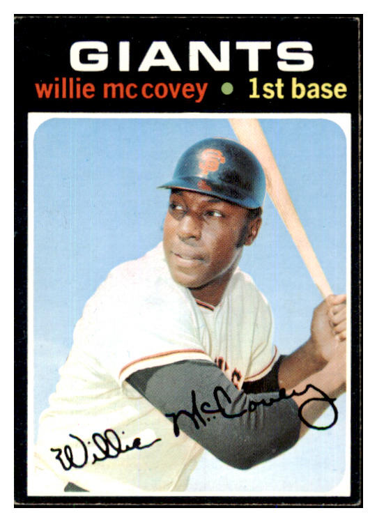 1971 Topps Baseball #050 Willie McCovey Giants EX 493137
