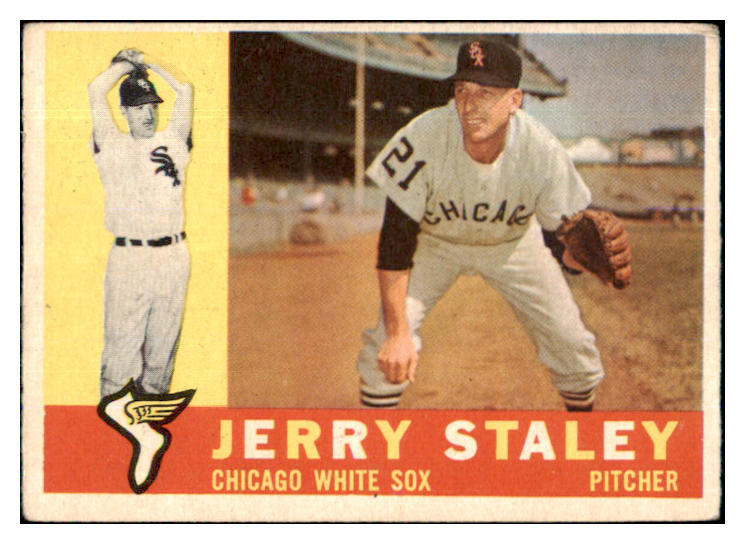 1960 Topps Baseball #510 Jerry Staley White Sox VG 493162
