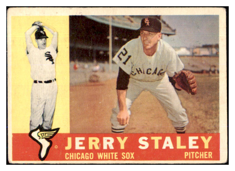 1960 Topps Baseball #510 Jerry Staley White Sox VG 493188