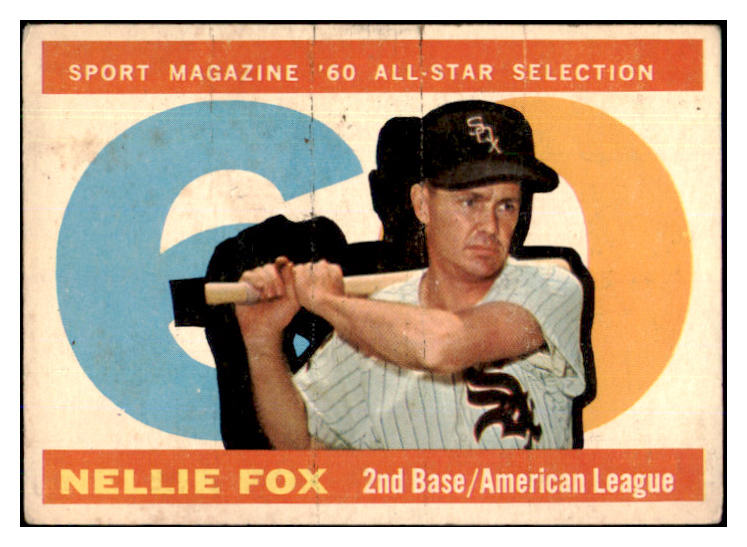 1960 Topps Baseball #555 Nellie Fox A.S. White Sox VG-EX 493200