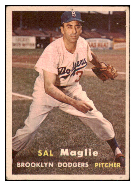 1957 Topps Baseball #005 Sal Maglie Dodgers GD-VG 493206