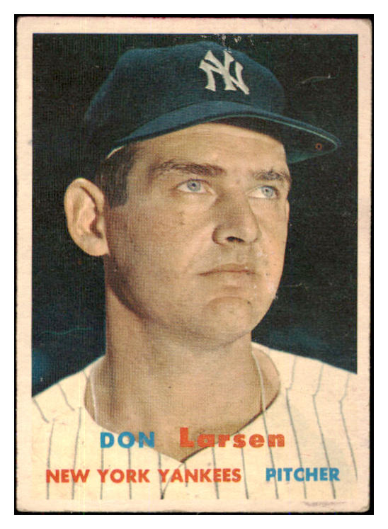 1957 Topps Baseball #175 Don Larsen Yankees VG 493208