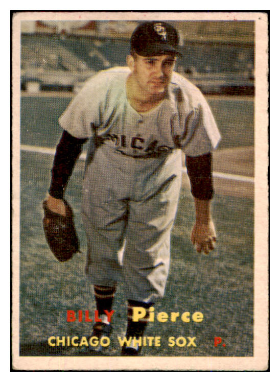 1957 Topps Baseball #160 Billy Pierce White Sox VG 493209