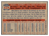 1957 Topps Baseball #318 Mickey McDermott A's VG-EX 493213