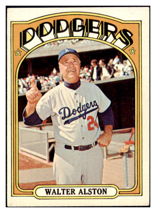 1972 Topps Baseball #749 Walter Alston Dodgers VG-EX 493232
