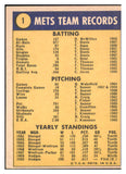 1970 Topps Baseball #001 New York Mets Team VG-EX 493253