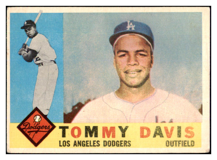 1960 Topps Baseball #509 Tommy Davis Dodgers VG-EX 493258