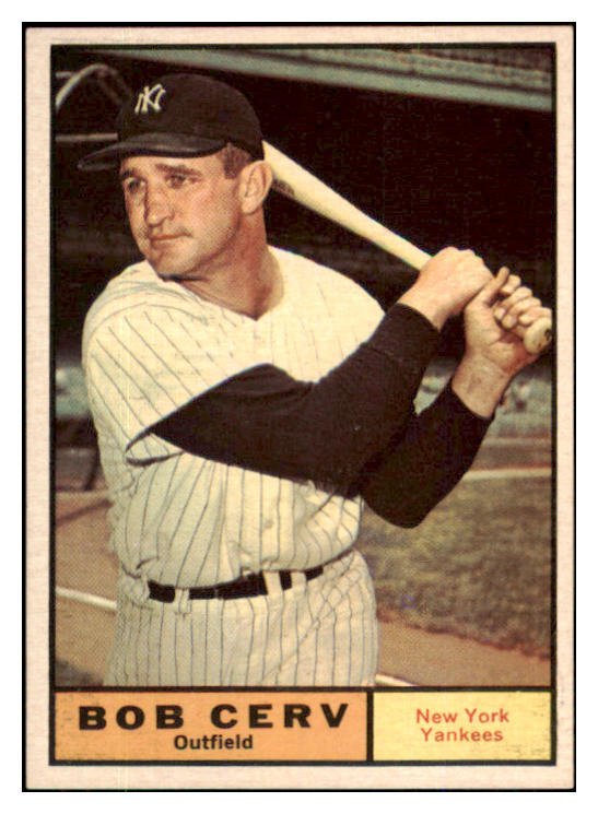 1961 Topps Baseball #563 Bob Cerv Yankees NR-MT 493262