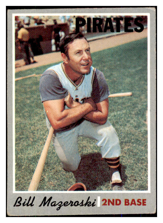 1970 Topps Baseball #440 Bill Mazeroski Pirates VG 493263