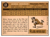 1960 Topps Baseball #034 Sparky Anderson Phillies EX 493264
