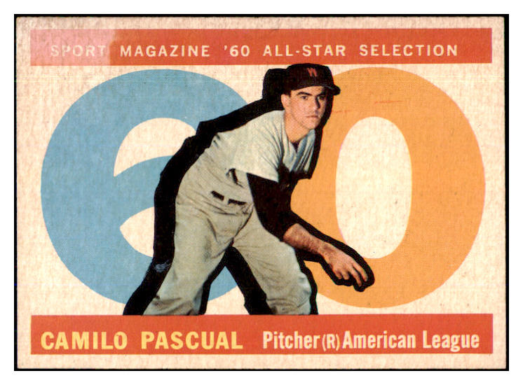 1960 Topps Baseball #569 Camilo Pascual A.S. Senators VG 493268