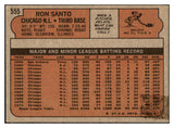 1972 Topps Baseball #555 Ron Santo Cubs GD-VG 493293