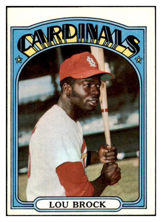 1972 Topps Baseball #200 Lou Brock Cardinals EX-MT 493301