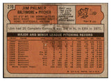1972 Topps Baseball #270 Jim Palmer Orioles VG-EX 493311