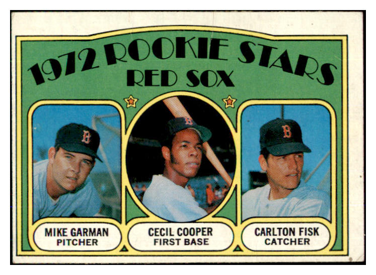 1972 Topps Baseball #079 Carlton Fisk Red Sox VG-EX 493315