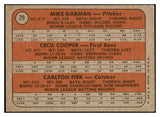 1972 Topps Baseball #079 Carlton Fisk Red Sox VG-EX 493316