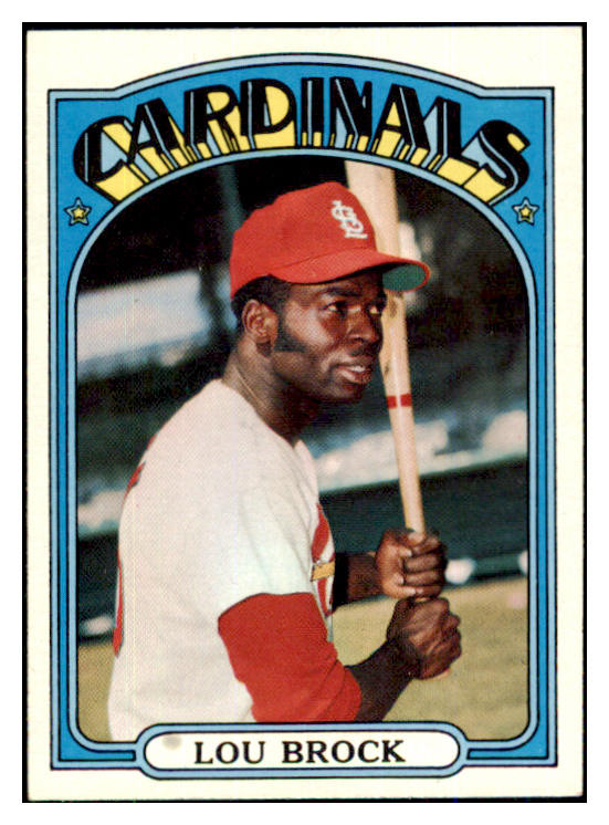 1972 Topps Baseball #200 Lou Brock Cardinals NR-MT 493317