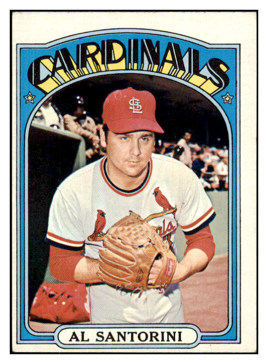 1972 Topps Baseball #723 Al Santorini Cardinals EX 493332