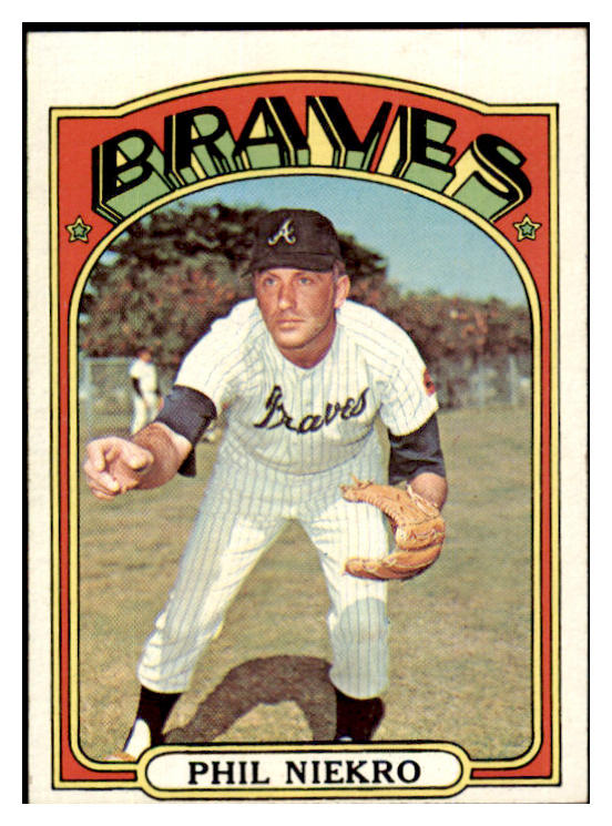1972 Topps Baseball #620 Phil Niekro Braves EX-MT 493334