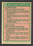 1975 Topps Baseball #200 Mickey Mantle Maury Wills VG-EX 493350