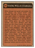 1972 Topps Baseball #343 Willie Stargell KP Pirates EX 493366