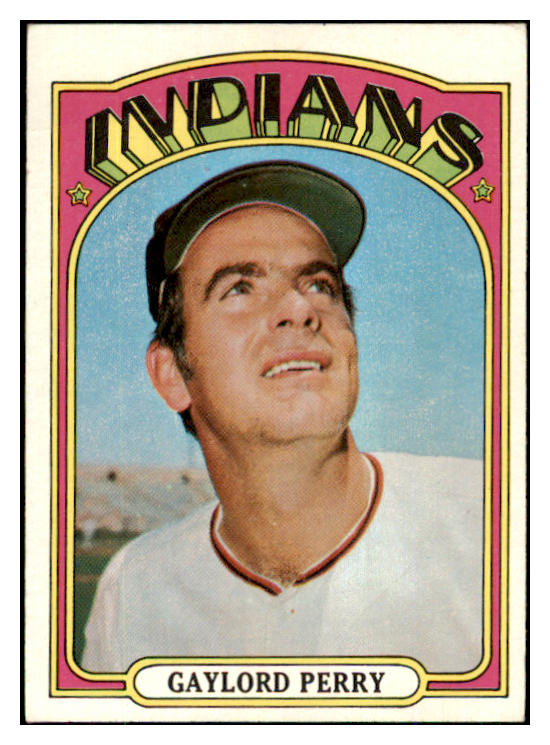 1972 Topps Baseball #285 Gaylord Perry Indians EX-MT 493371