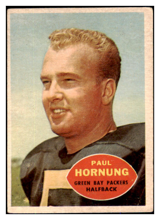 1960 Topps Football #054 Paul Hornung Packers VG-EX 493379