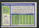 1972 Topps Football #225 Fran Tarkenton Vikings EX-MT 493386