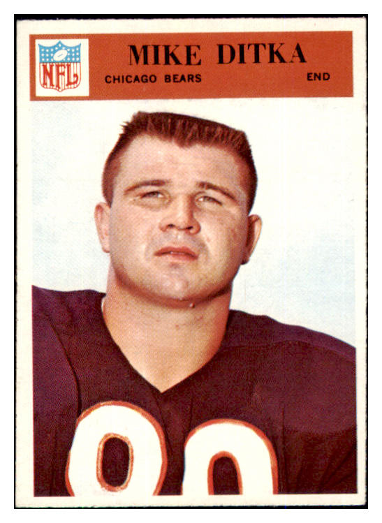 1966 Philadelphia Football #032 Mike Ditka Bears NR-MT 493393