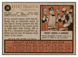 1962 Topps Baseball #020 Rocky Colavito Tigers EX-MT 493395