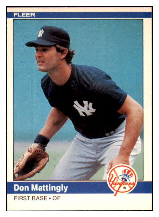 1984 Fleer Baseball #131 Don Mattingly Yankees NR-MT 493396