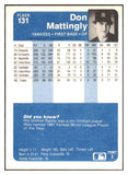 1984 Fleer Baseball #131 Don Mattingly Yankees NR-MT 493396