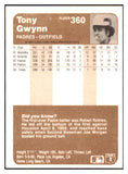1983 Fleer Baseball #360 Tony Gwynn Padres NR-MT 493397
