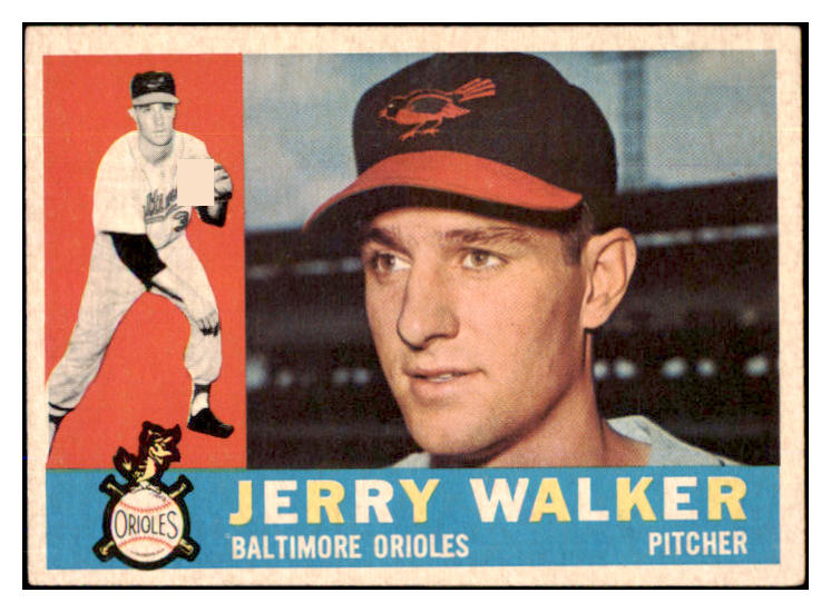 1960 Topps Baseball #540 Jerry Walker Orioles EX 493404