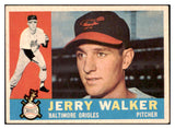 1960 Topps Baseball #540 Jerry Walker Orioles EX 493404