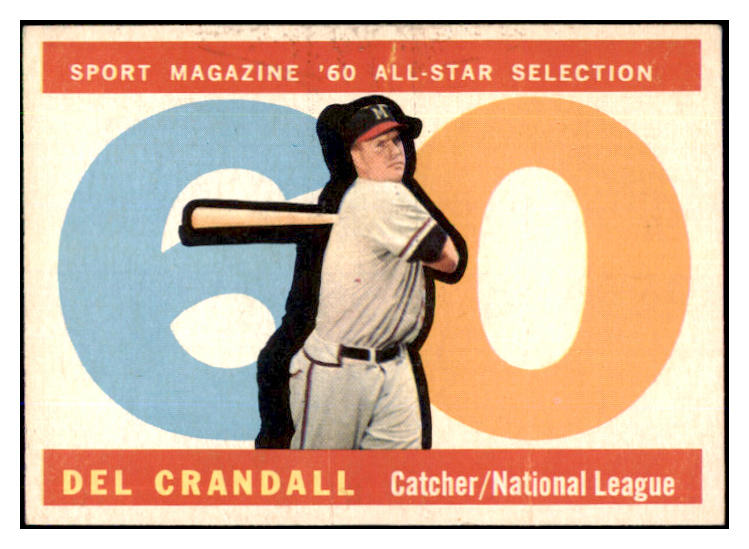 1960 Topps Baseball #568 Del Crandall A.S. Braves EX-MT 493416