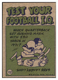 1972 Topps Football #132 Bob Griese IA Dolphins EX 493440