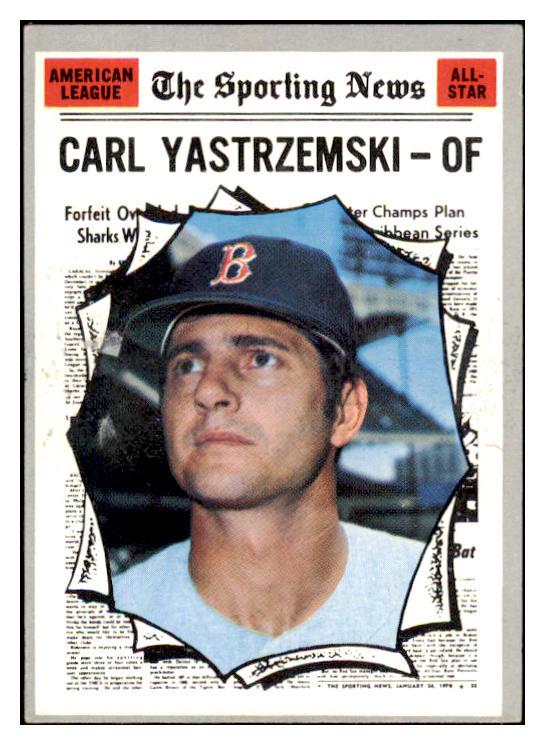 1970 Topps Baseball #461 Carl Yastrzemski A.S. Red Sox VG-EX 493451